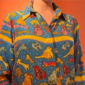 80s cat shirt 🥳